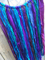 Sari Silk Dreamer Purple/Blue