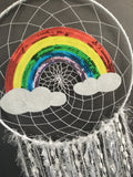 Rainbow/Cloud Dreamcatcher