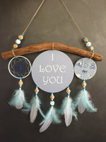 40cm Cluster Dreamcatcher with personalised text